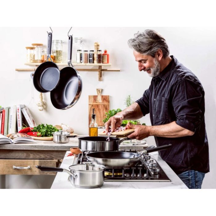 Набір сковорідок KitchenAid CSS 20 + 24 + 28 см (CC005708-001) зображення 3