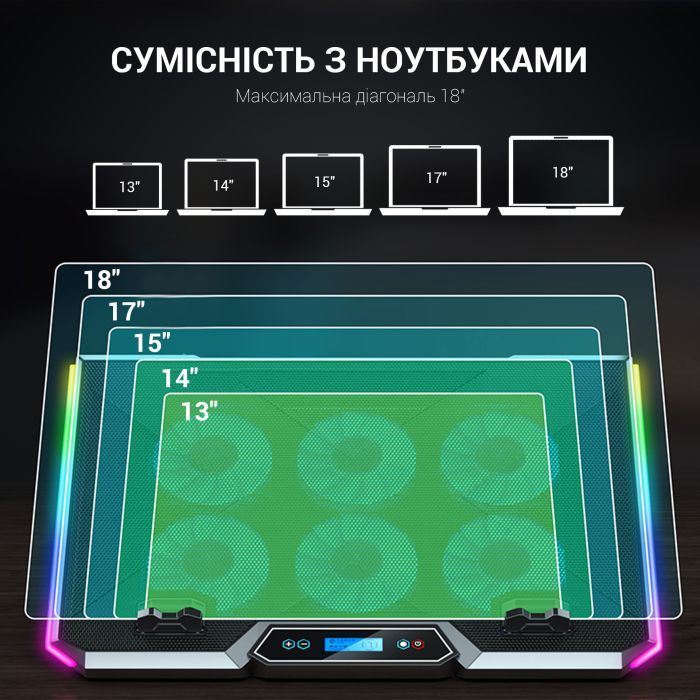 Подставка для ноутбука GamePro CP890 изображение 8