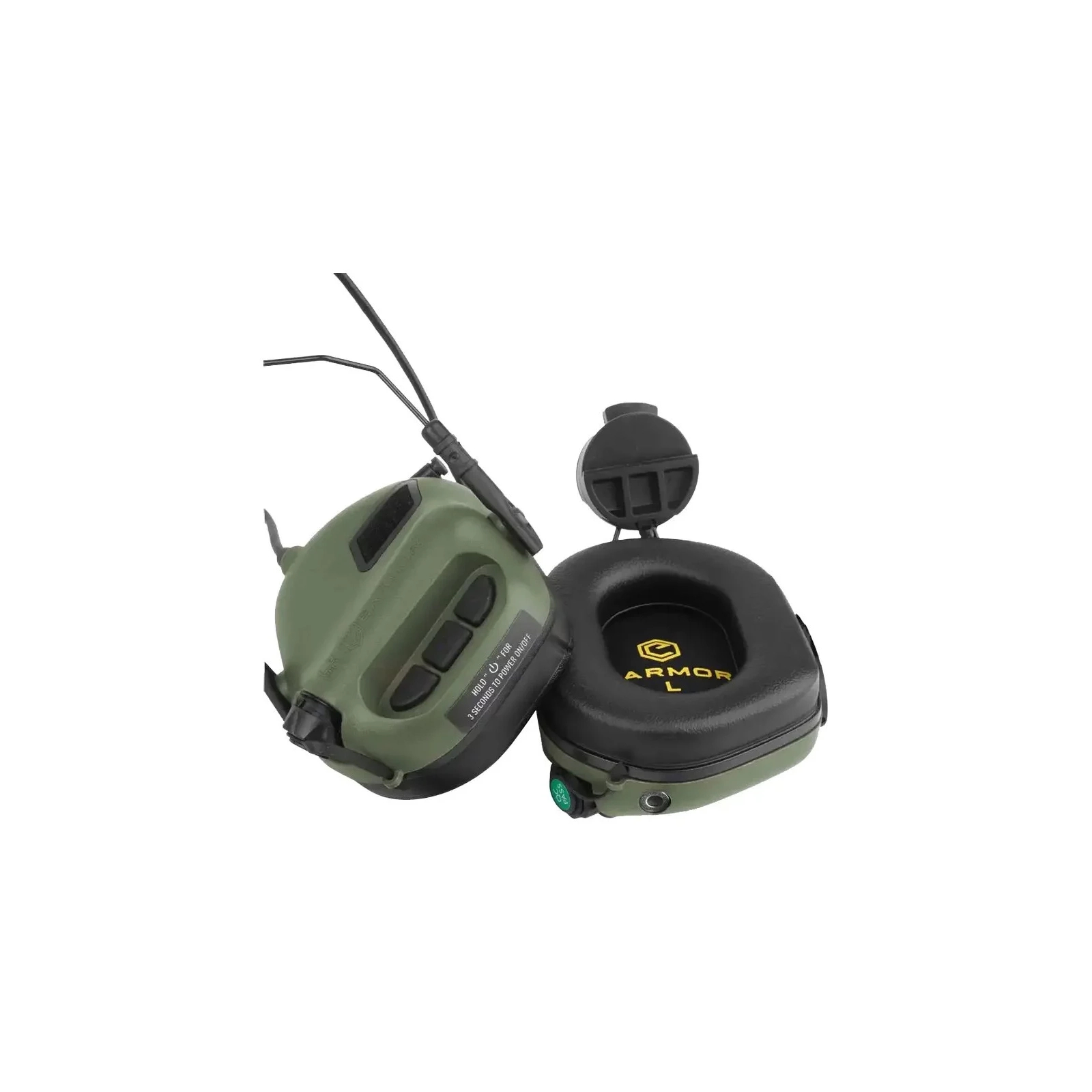 Навушники для стрільби Earmor M31H Black (сумісні з ARC Rail ) (M31H-ARC-BK) зображення 2