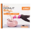 Мяч для фитнеса LiveUp Donut Ball LS3567-p рожевий 45х25см (6951376104165) изображение 3