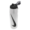 Пляшка для води Nike Refuel Bottle Locking Lid 32 OZ білий, чорний 946 мл N.100.7670.125.32 (887791745095)