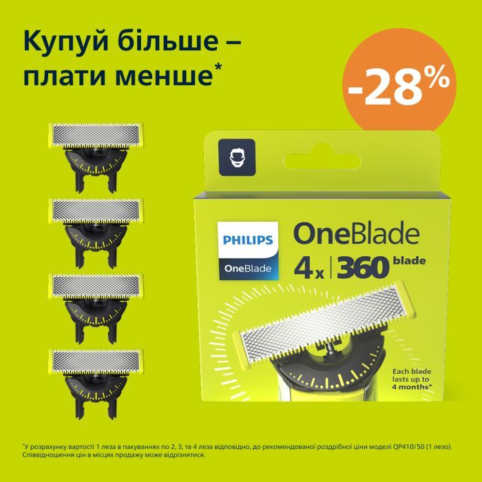 Аксесуари до електробритв Philips QP440/50 зображення 2