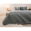 Покривало Руно двостороннє декоративне Velour Dark Grey ромб 180х220 см (340.55_Dark Grey ромб) зображення 4