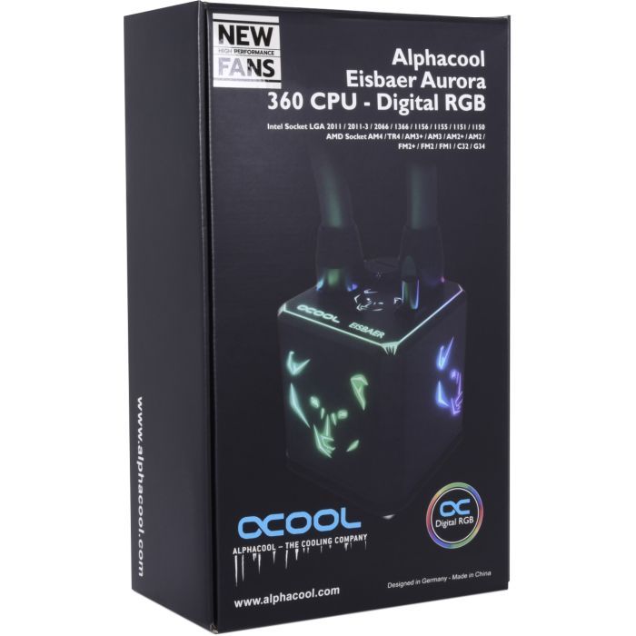Система жидкостного охлаждения Alphacool AURORA HPE EDIT.360 (11999) изображение 8