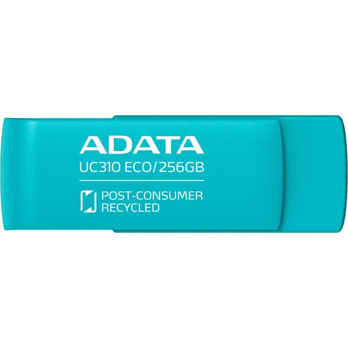 USB флеш накопитель ADATA 256GB UC310 Eco Green USB 3.2 (UC310E-256G-RGN) изображение 2