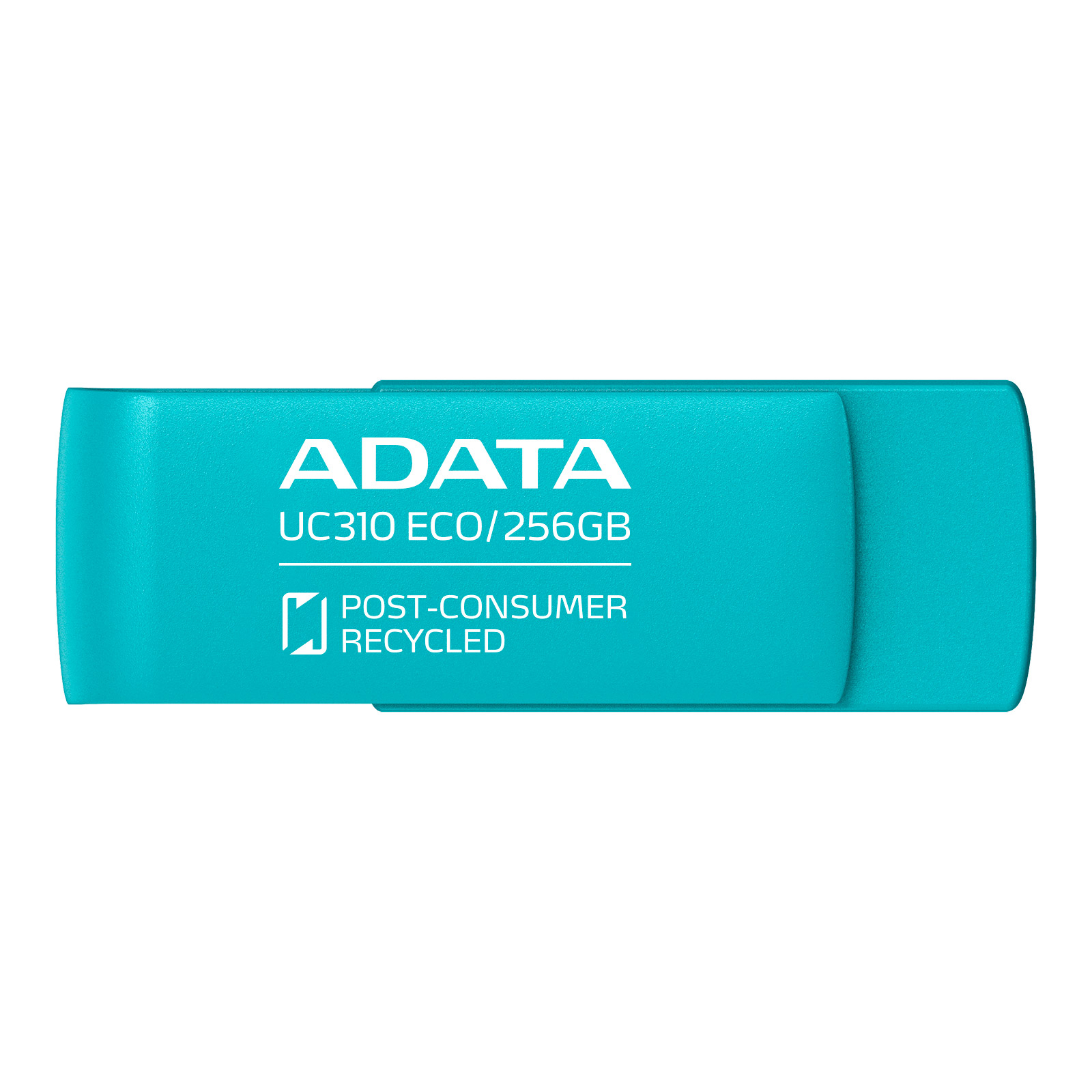 USB флеш накопитель ADATA 256GB UC310 Eco Green USB 3.2 (UC310E-256G-RGN) изображение 2