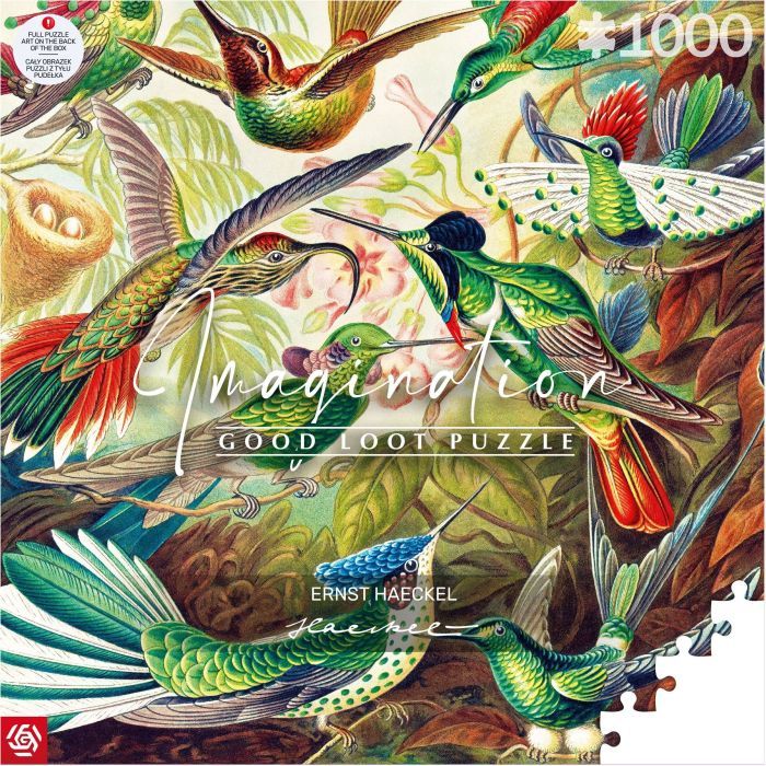 Пазл GoodLoot Imagination: Ernst Haeckel Hummingbirds/Kolibry 1000 елементів (5908305246794) зображення 2