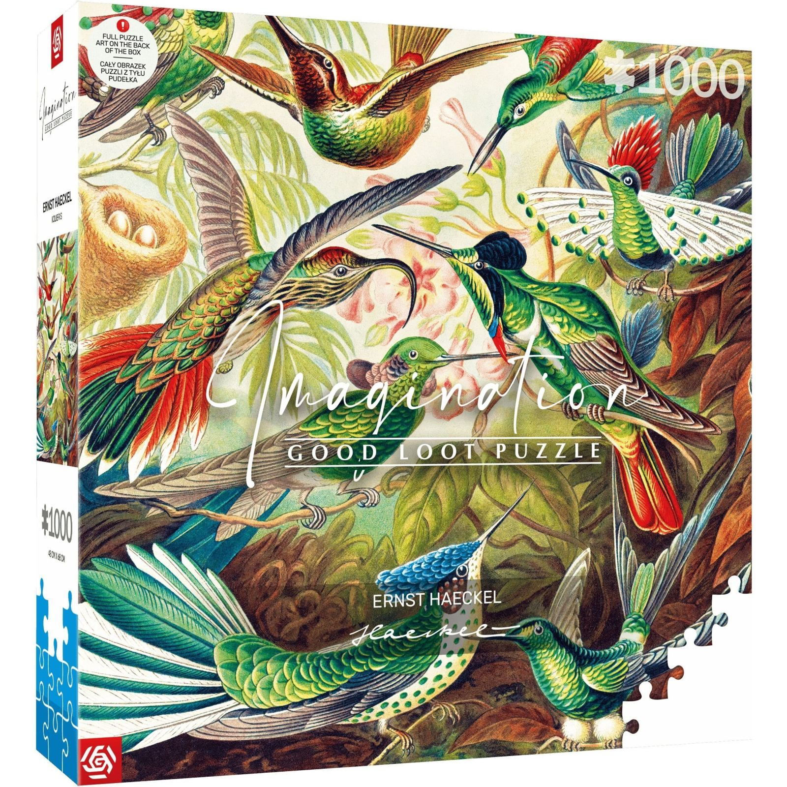 Пазл GoodLoot Imagination: Ernst Haeckel Hummingbirds/Kolibry 1000 элементов (5908305246794)