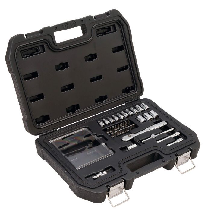 Набор инструментов DeWALT головок и бит 1/4", 37 шт. (DWMT19238-1) изображение 3