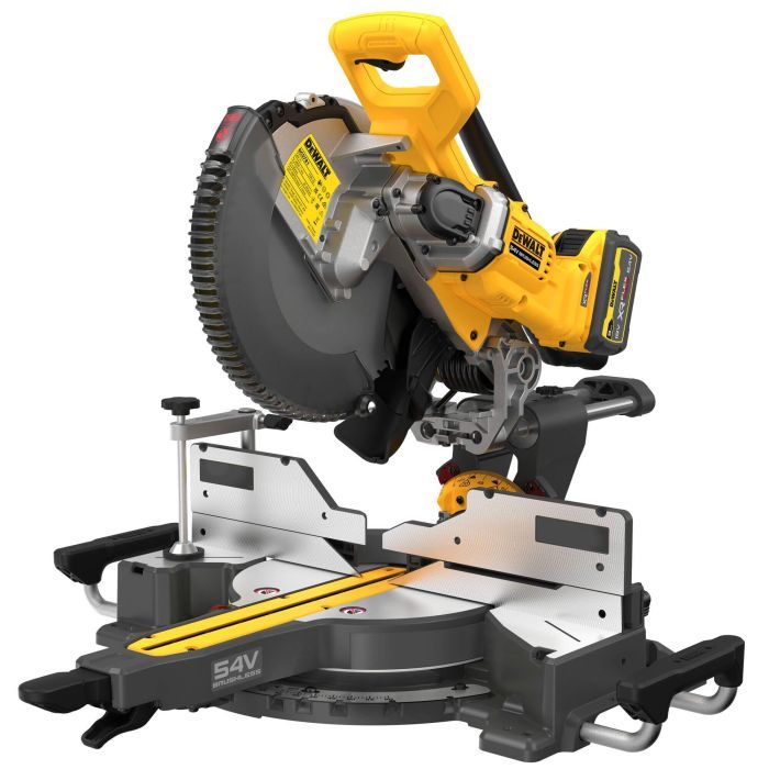 Торцовочная пила DeWALT 54В XR Li-lon 2x3Ah, 305x30 мм, 3800 об/мин, XPS, 23.2 кг (DCS781X2) изображение 11