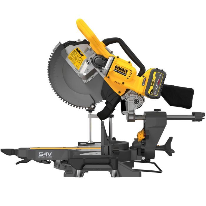 Торцовочная пила DeWALT 54В XR Li-lon 2x3Ah, 305x30 мм, 3800 об/мин, XPS, 23.2 кг (DCS781X2) изображение 6