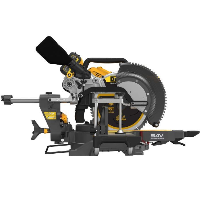 Торцовочная пила DeWALT 54В XR Li-lon 2x3Ah, 305x30 мм, 3800 об/мин, XPS, 23.2 кг (DCS781X2) изображение 7
