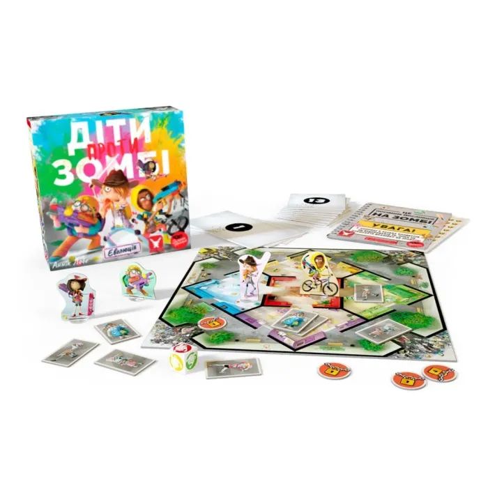 Настільна гра Geekach Games Діти проти зомбі (Zombie Kidz Evolution, Українською) (GKCH016ZKE/ZKE01-2024-26-UA) зображення 2