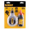 Шнур разметочный DeWALT 30м, в комплекте меловой порошок. (DWHT47408-0) изображение 2