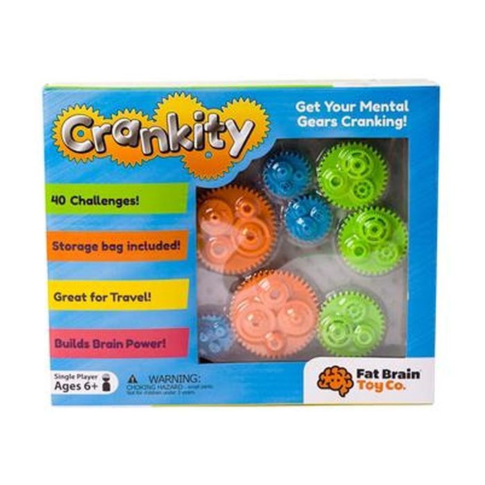 Развивающая игрушка Fat Brain Toys Crankity Разноцветные шестерни (FA140-1)