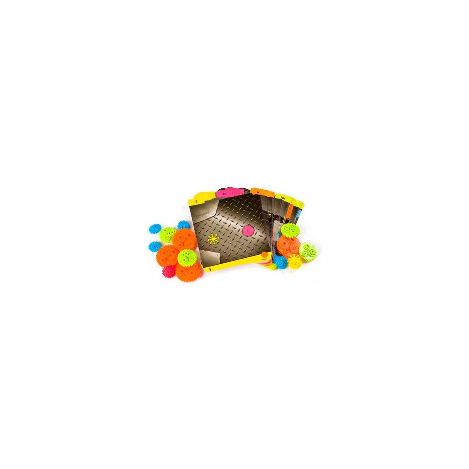 Розвиваюча іграшка Fat Brain Toys Crankity Різнокольорові шестерні (FA140-1) зображення 4