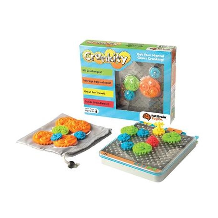 Развивающая игрушка Fat Brain Toys Crankity Разноцветные шестерни (FA140-1) изображение 5