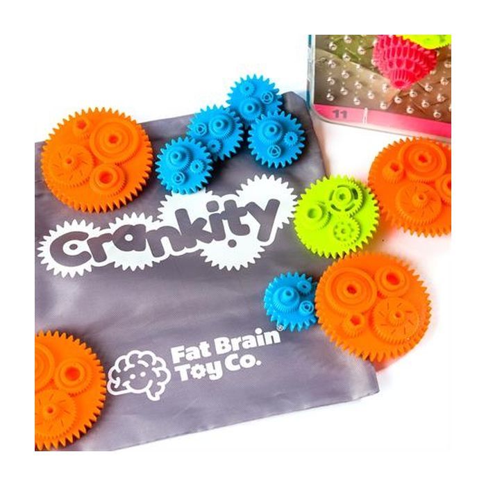 Развивающая игрушка Fat Brain Toys Crankity Разноцветные шестерни (FA140-1) изображение 6