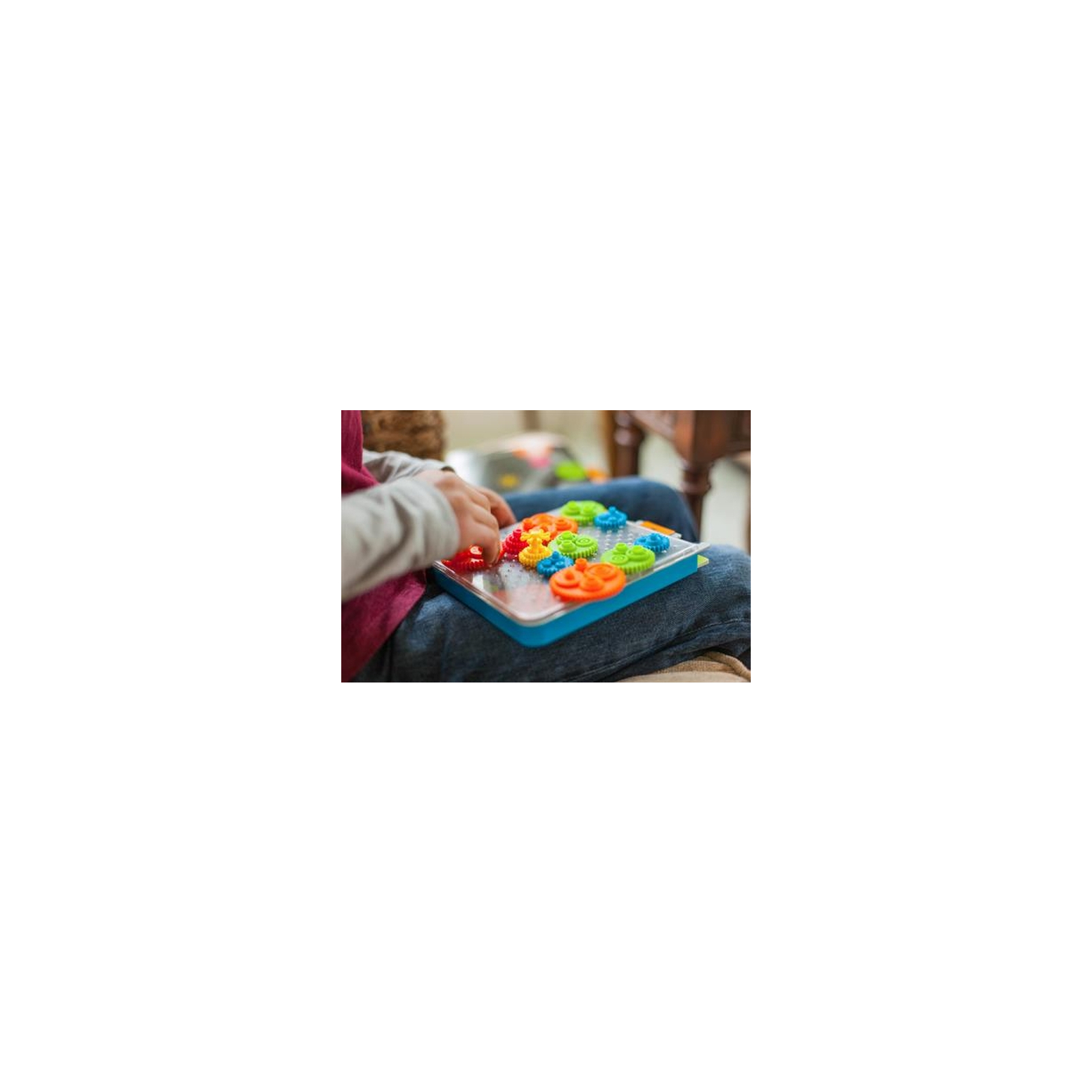 Розвиваюча іграшка Fat Brain Toys Crankity Різнокольорові шестерні (FA140-1) зображення 9