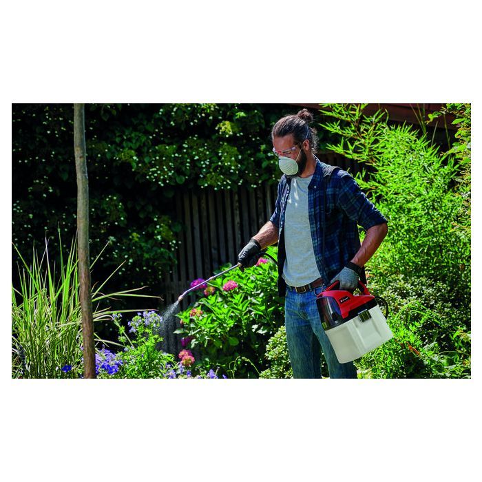Опрыскиватель Einhell GE-WS 18/75 Li - Solo PXC 18В, 7.5л, 1л/мин, 2.41кг, (без АКБ и ЗУ) (3425220) изображение 2