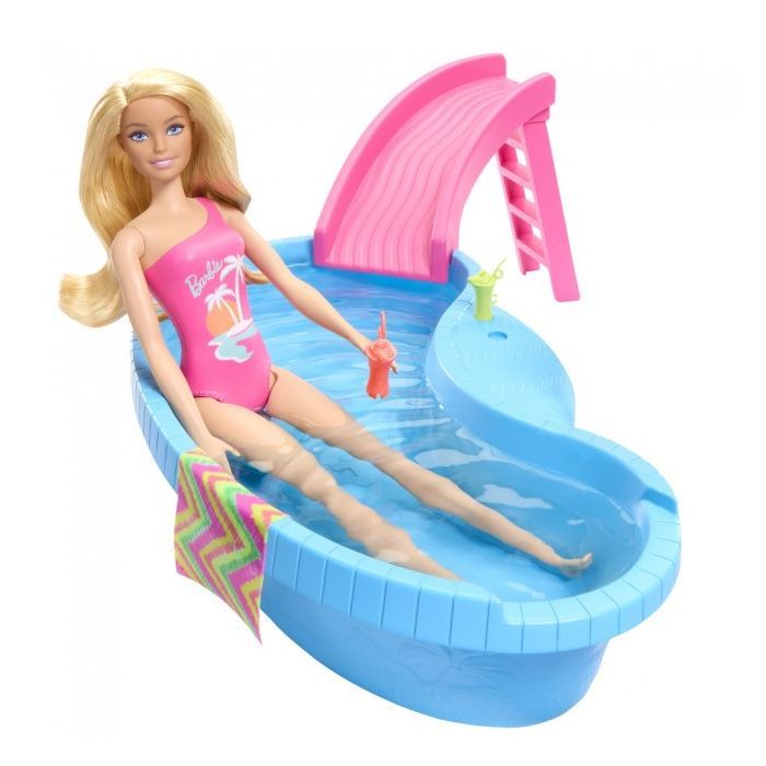 Кукла Barbie Развлечения у бассейна (HRJ74)