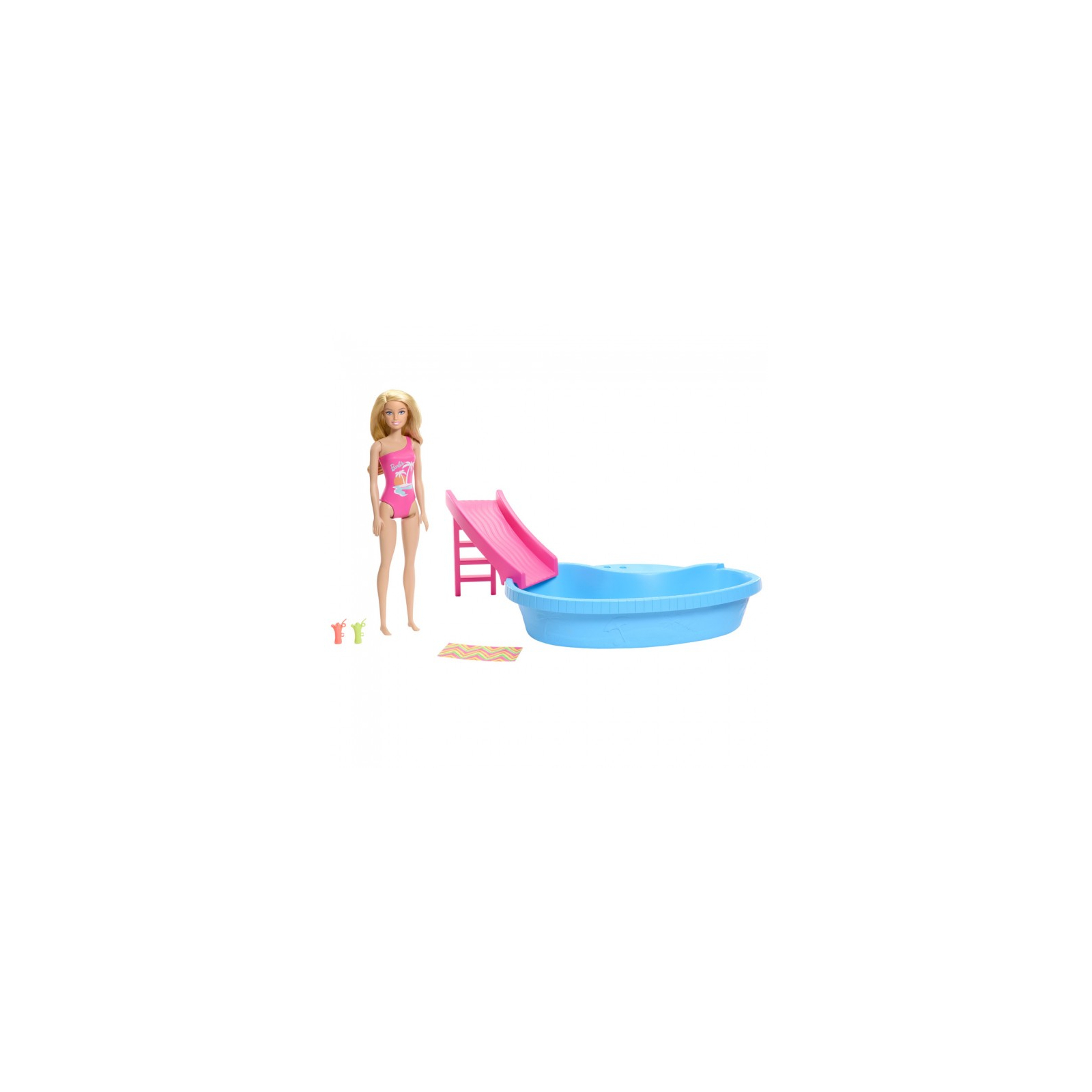 Кукла Barbie Развлечения у бассейна (HRJ74) изображение 2
