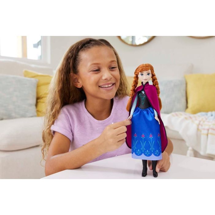 Кукла Disney Ледяное сердце Анна в накидке (HLW49) изображение 6