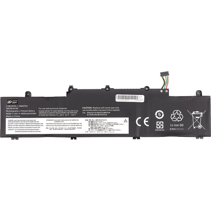 Аккумулятор для ноутбука LENOVO ThinkPad E14 Gen2 (L19C3PD5) 11.55V 4650mAh PowerPlant (NB482115)