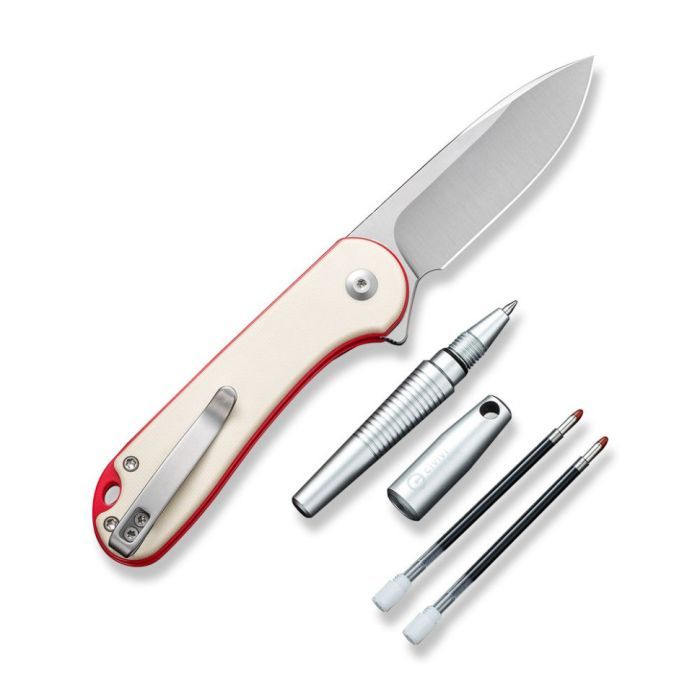 Ніж Civivi Elementum II Button Lock + StellarQuill Pen (Комплект) (C23049) зображення 2