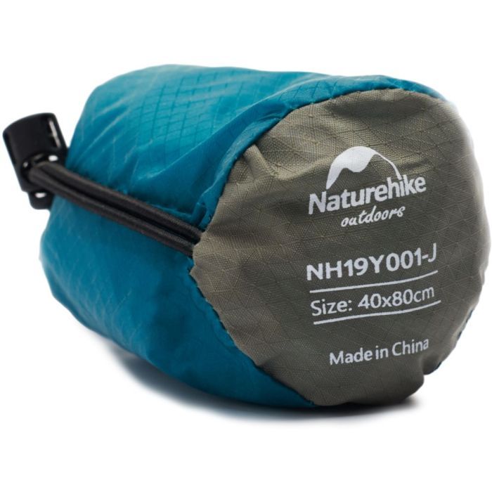 Туристическое полотенце Naturehike MJ01 Ultralight NH19Y001-J 80 см х 40 см смарагдовий (6927595735824) изображение 5