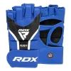 Перчатки для MMA RDX Aura Plus T-17 Blue/Black M (GGR-T17UB-M+) изображение 2