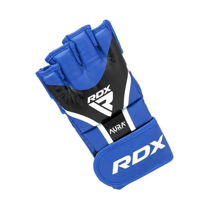 Перчатки для MMA RDX Aura Plus T-17 Blue/Black S (GGR-T17UB-S+) изображение 3