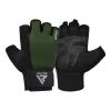 Перчатки для фитнеса RDX W1 Half Army Green Plus XL (WGA-W1HA-XL+) изображение 2