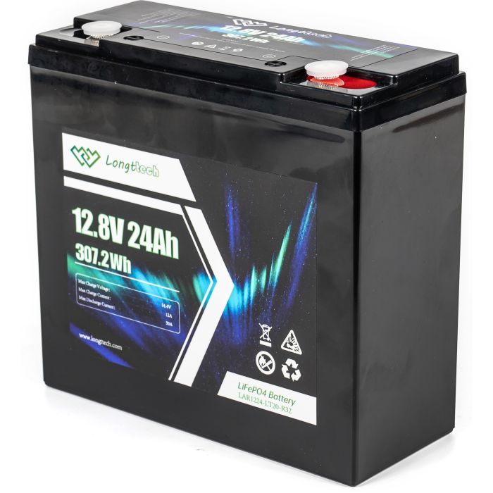 Батарея LiFePo4 Longttech LiFePO4 12.8V - 24Ah (LAR1224-LT20-R32) изображение 3