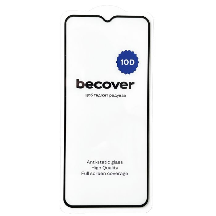 Стекло защитное BeCover Nokia G22 10D Black (711521) изображение 3