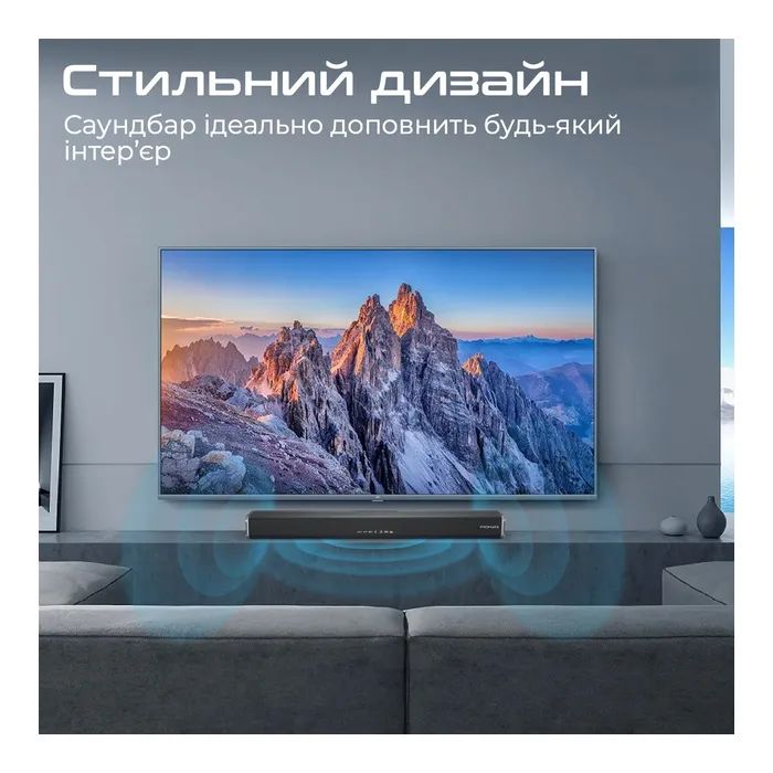 Акустична система Promate CastBar-120 Black (castbar-120.black) зображення 6