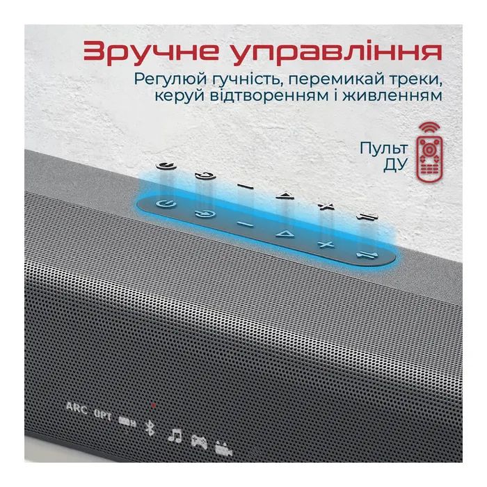 Акустична система Promate CastBar-120 Black (castbar-120.black) зображення 8