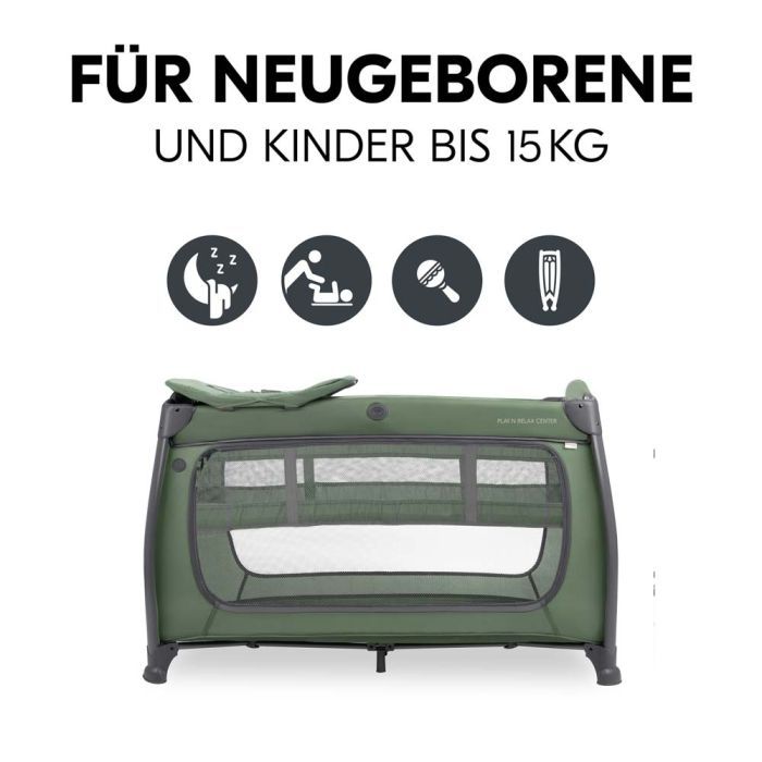 Детский манеж Hauck Play N Relax Dark Green (60015-3) изображение 6