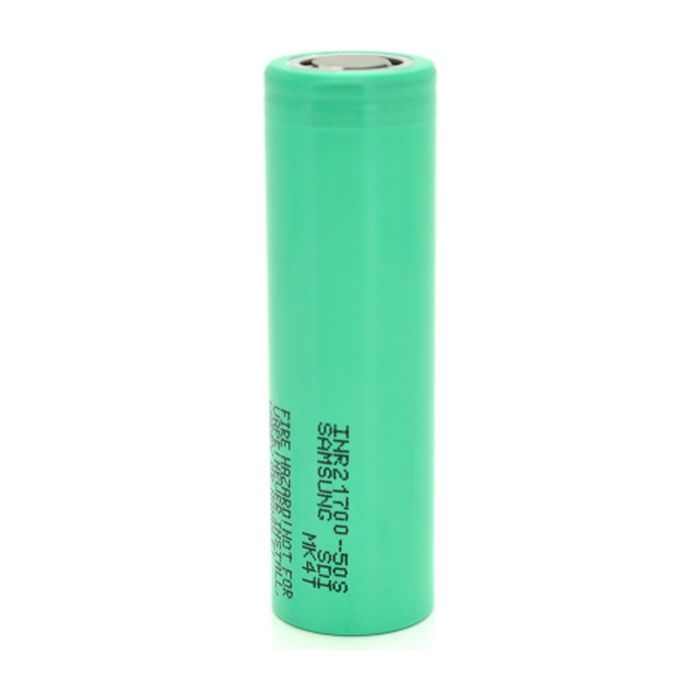 Акумулятор 21700 5000mah, (4700-5100mah) 15A, 3.7V(2.5-4.2V), Yellow Liitokala (Lii-50E / 23384)