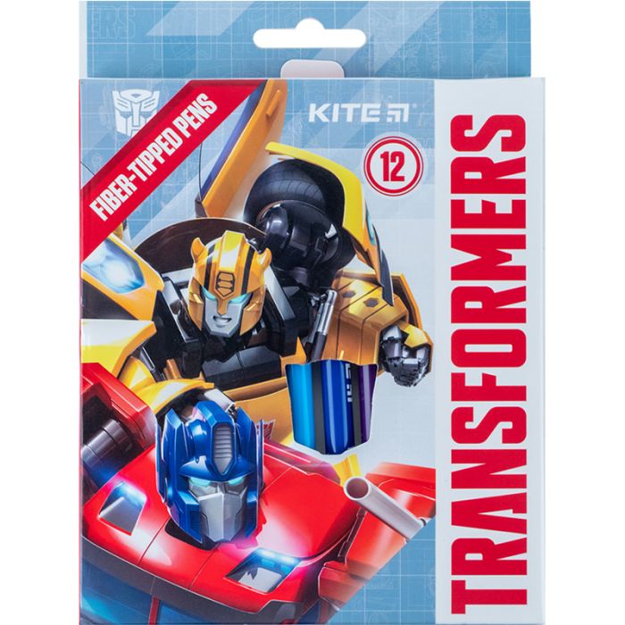 Фломастеры Kite Transformers 12 цветов (TF24-447)