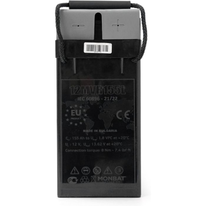 Батарея до ДБЖ MONBAT 12V-155Ah, AGM FRONT TERMINAL (12MVR155L) зображення 2