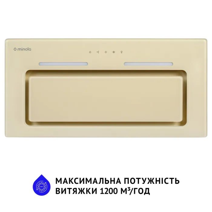 Витяжка кухонна Minola HBI 6873 WH GLASS 1200 LED Line зображення 3