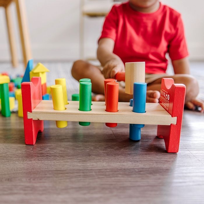 Развивающая игрушка Melissa&Doug МЕГА-набор Кубики/Сортер/Стучалка (MD93685) изображение 5