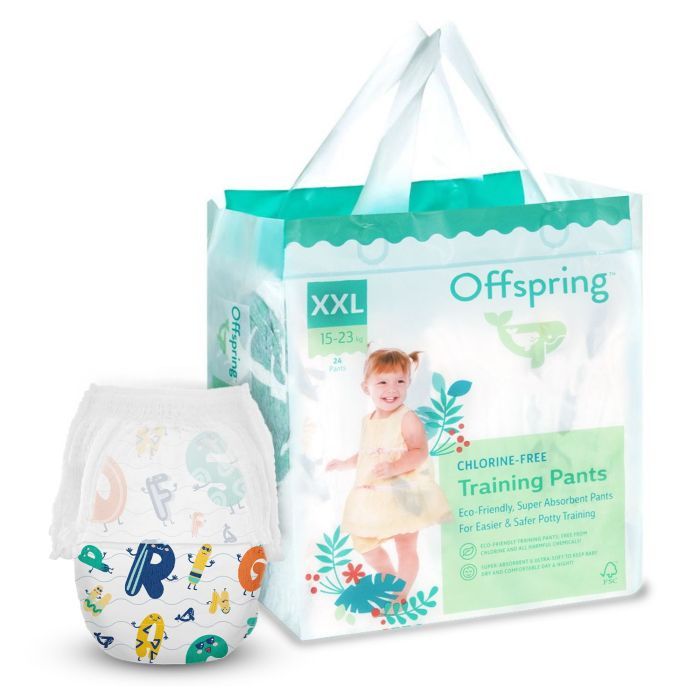Подгузники Offspring Трусики ABC Dance размер XXL 15-23 кг 24 шт (DP-OI-FAP-XXL24P-ABC)