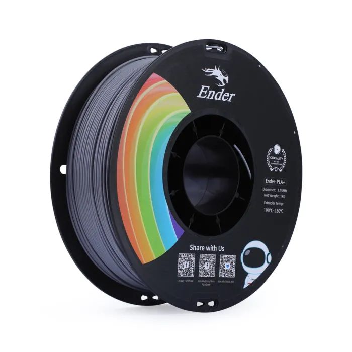 Пластик для 3D-принтера Creality PLA+ 1кг, 1.75мм, orange (3301010307)