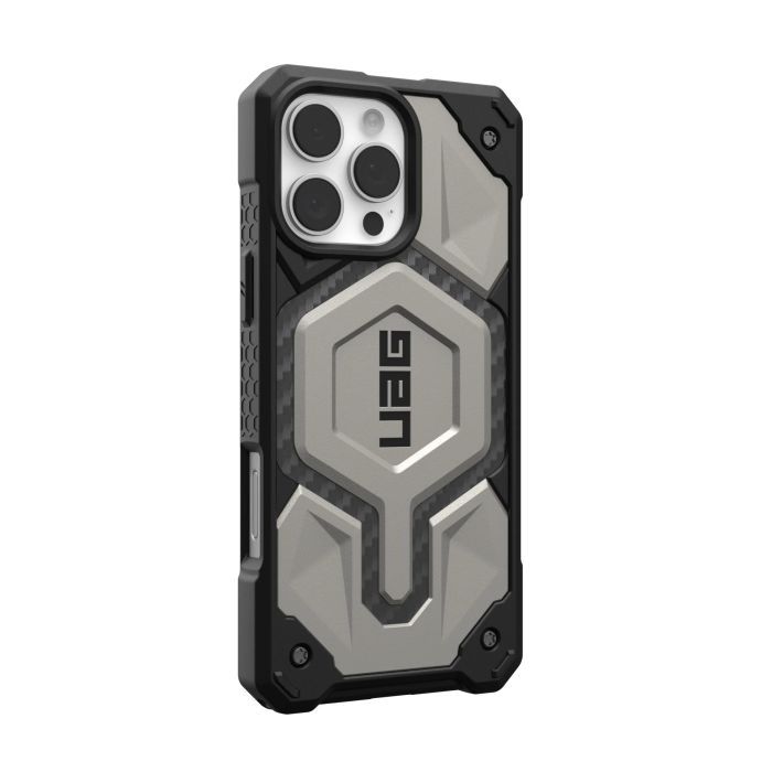 Чехол для мобильного телефона UAG iPhone 16 Pro Max Monarch Pro Magsafe Titanium (114457113636) изображение 2