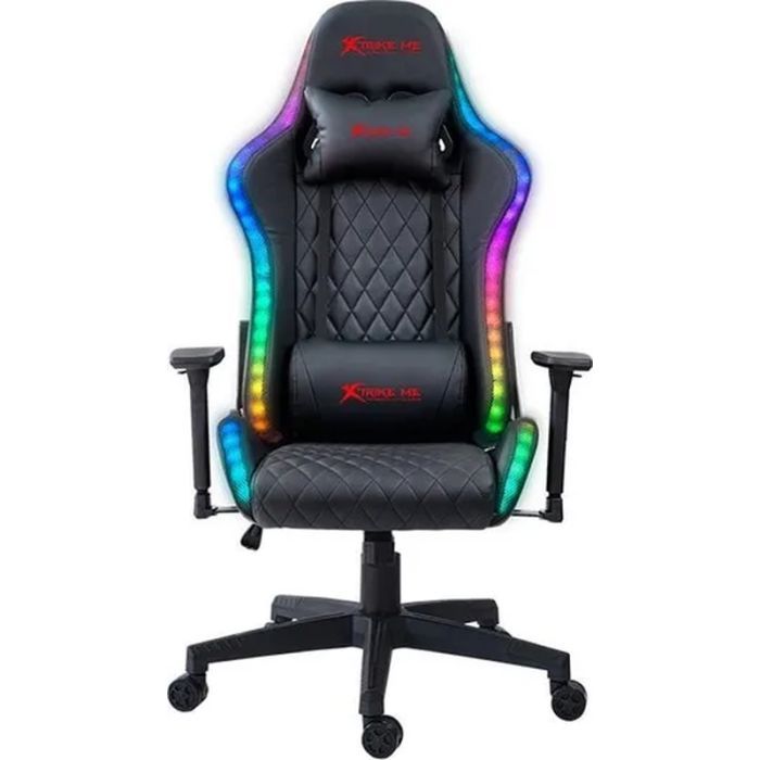 Крісло ігрове Xtrike ME Advanced Gaming Chair GC-907 RGB Black/Red (GC-907) зображення 3
