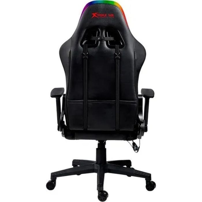 Крісло ігрове Xtrike ME Advanced Gaming Chair GC-907 RGB Black/Red (GC-907) зображення 5