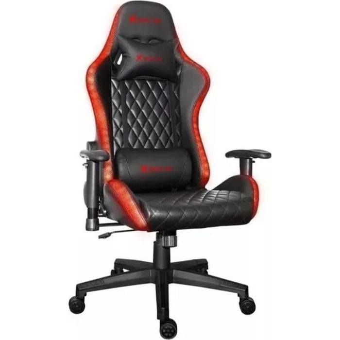 Кресло игровое Xtrike ME Advanced Gaming Chair GC-907 RGB Black/Red (GC-907) изображение 8