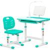 Парта со стулом Evo-kids (стол+стул+полка+лампа) Green (Evo-17 Z Ergo)